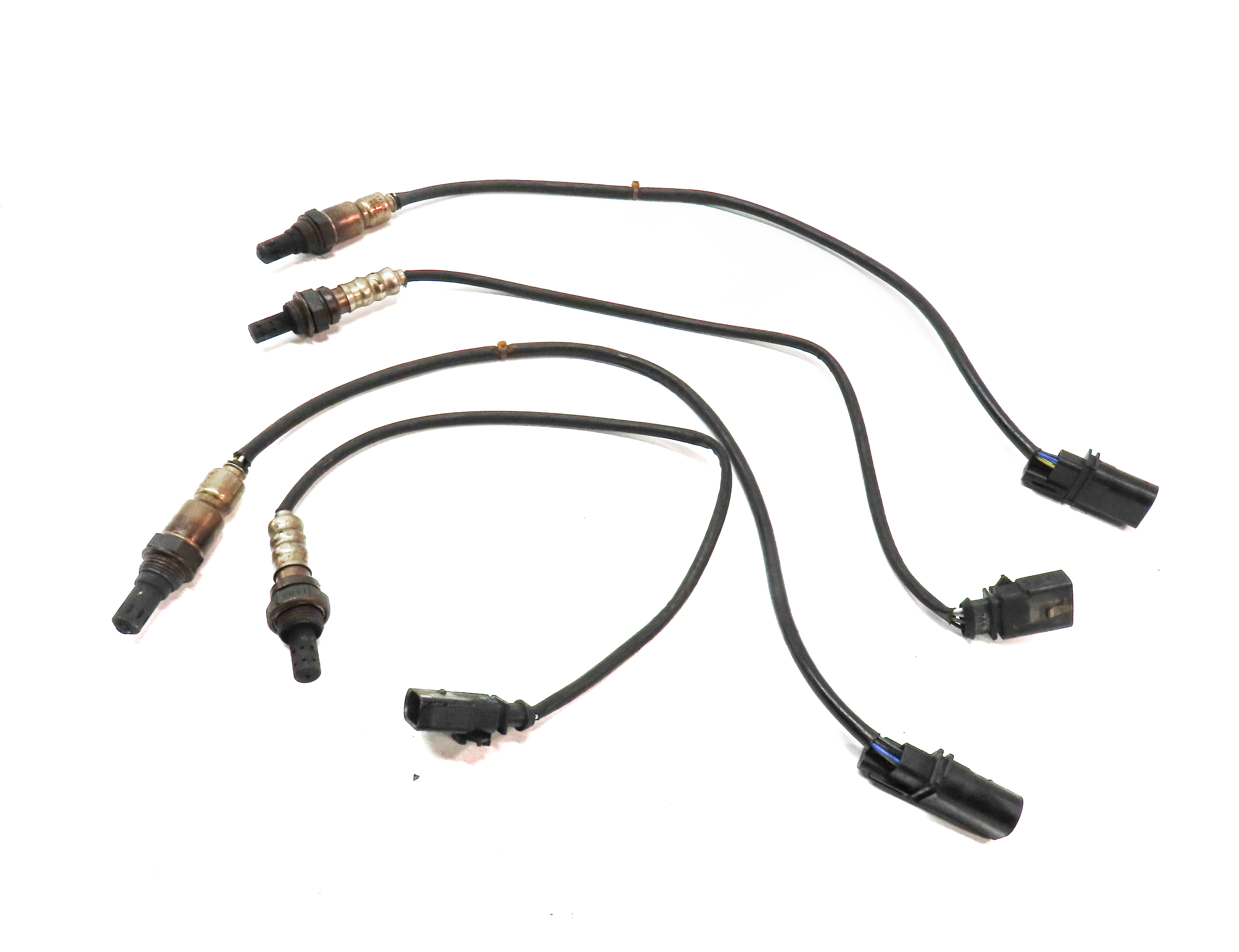 2010 AUDI S4 (B8 8K) 3.0L (CCBA) ENGINE PRE POST CAT O2 OXYGEN SENSOR SET 4 — exact item pictured